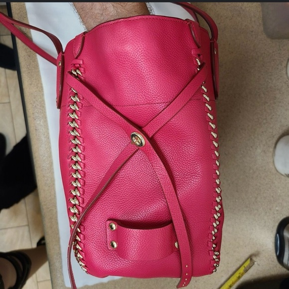 Coach❤️EXTREMELY RARE "Pink Ruby" TATUM Tote❤️Barely Used-ORIGINAL Owner❤️ - Picture 14 of 16